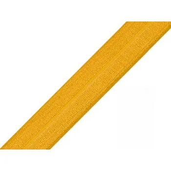 Textilní guma Lemovací guma, pruženka žlutá 20mm, metráž