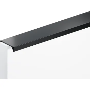 Nábytkové kování Nábytková úchytka černá matná hranová 492 350/320