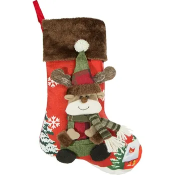 Vánoční dekorace ArtFir Vánoční punčocha RENNE 1