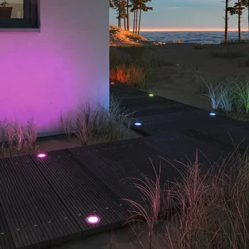 Lampička Paulmann Plug & Shine LED zapuštěné podlahové reflektory Podlahové RGBW nerezová ocel LED 2 W celkem - Doprava zdarma