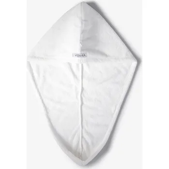 Ručník VENIRA Turban/ručník na vlasy bílý