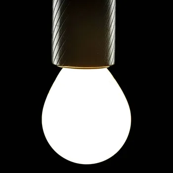 Lampička SEGULA LED E14 3W kapková lampa 24V DC matná 2 700 K stmívatelná