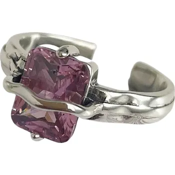 Prsten Stříbrný prsten Gisela s mechovým achátem