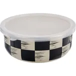 Miska ŠACHOVNICE Lem s víkem pr. 19 cm