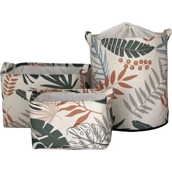 Koš na prádlo Plstěné košíky NN01307 - sada 3 ks + vyzvednutí ZDARMA