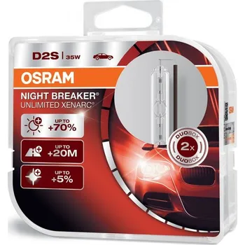 Autodoplněk Xenonová výbojka Osram D2S XENARC NIGHT BREAKER UNLIMITED BOX