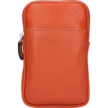 Kabelka Dámská kožená kabelka na mobil a doklady Katana Anastesa - oranžová