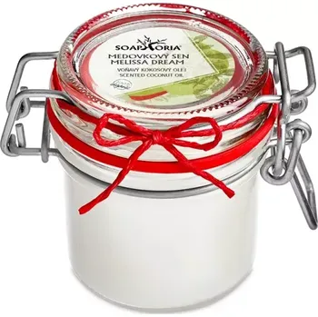 Tělový olej Meduňkový sen - voňavý organický kokosový olej