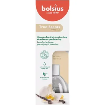 Aroma difuzér Osvěžovač vzduchu TRUE SCENTS VANILKA s tyčinkami 60ml