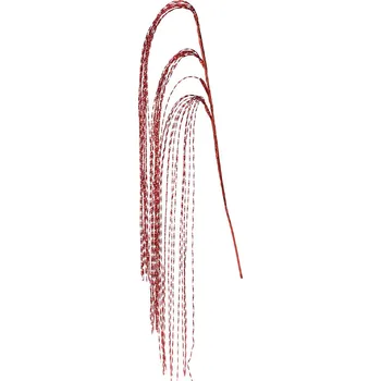 Stéblo s pramínkama 120 cm, červená barva