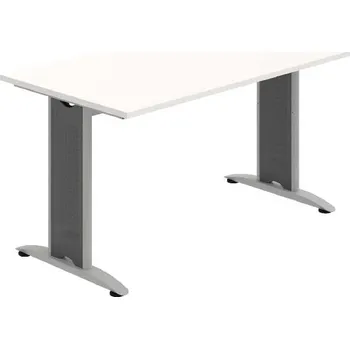 Kancelářský vozík HOBIS kancelářský stůl jednací rovný - FJ 1400, bílá + doprava zdarma