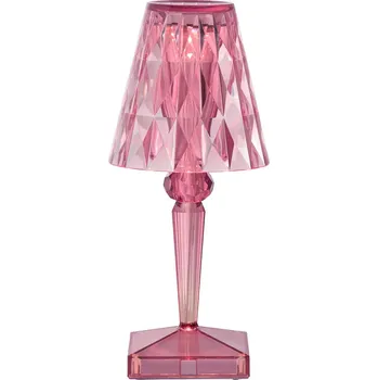 Venkovní osvětlení Stolní lampa Kartell LED na baterie Baterie, 30 cm, růžová, IP54 růžová pastelová LED 0,8 W celkem - Doprava zdarma