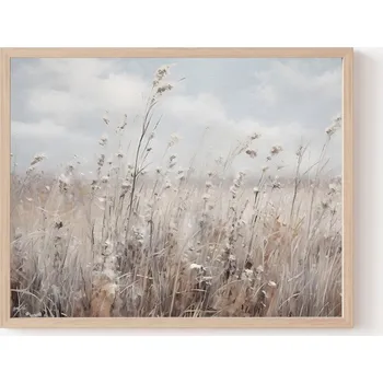 Obraz Dekorativní obraz v dřevěném rámu podzimní louka, 30 x 40 cm + vyzvednutí ZDARMA