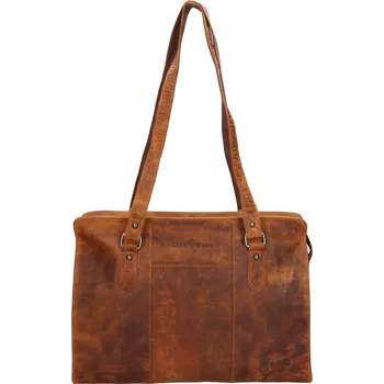 Kabelka Dámská kožená kabelka Greenwood Fione - světle hnědá