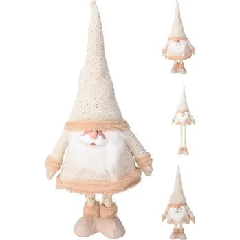 Vánoční dekorace Dekorace Santa 112cm teleskop.nohy, ZLA/KRÉM