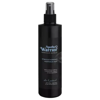 Přípravek proti padání vlasů WARRIOR BY APOTHEQ - KOFEINOVÉ TONIKUM PROTI VYPADÁVÁNÍ VLASŮ 250ml
