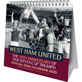 Kalendář Kalendář West Ham United FC 2025, stolní