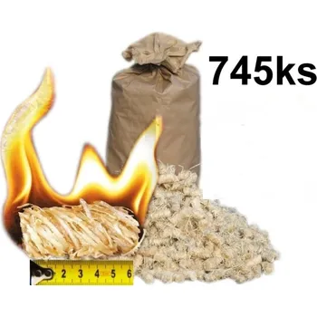 Podpalovač Podpalovače z dřevité vlny 745ks - náš TIP