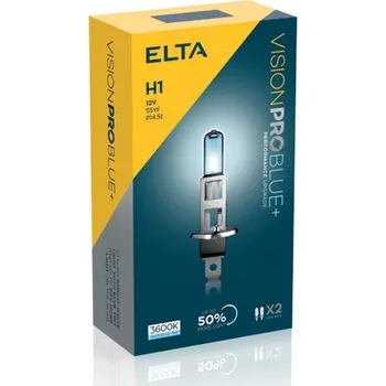 Autožárovka ELTA H1 12V 55W Vision PRO BLUE+ BOX 2ks
