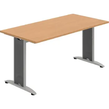 Kancelářský vozík HOBIS kancelářský stůl jednací rovný - FJ 1600, buk + doprava zdarma