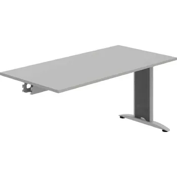 Kancelářský vozík HOBIS kancelářský stůl jednací přídavný rovný - FJ 1600 R, šedá + doprava zdarma