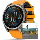 Garmin Fenix 8 Amoled Sapphire 47 mm Titanium Orange Titanium + dárek
