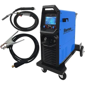 Svářečka Sherman Synergický invertorový svařovací stroj DIGIMIG 351 COMBO PULSE LCD + Hořák + Kabely