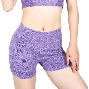 Dámské legíny Fit Move krátké legíny fialová velikost oblečení XL