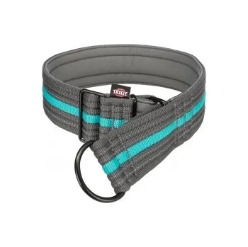 Obojek pro psa Polostahovací obojek FUSION, grafit/oceán 28-38cm