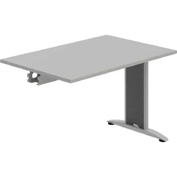 Kancelářský vozík HOBIS kancelářský stůl jednací přídavný rovný - FJ 1200 R, šedá + doprava zdarma