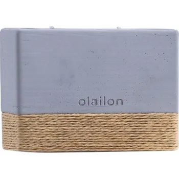 Svíčka Dekorativní svíčka, vůně kakaového krému, šedá, 11,5x8 cm + vyzvednutí ZDARMA