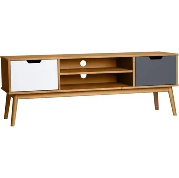 Televizní stolek TV stolek z masivního borovicového dřeva Cusco