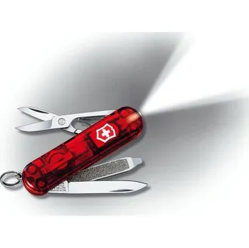Kapesní nůž / klíčenka Victorinox Swiss Lite 58 mm, transparentní červený