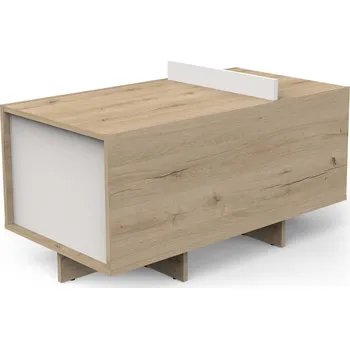 Konferenční stolek Konferenční stolek TORZEL, dub royal/bílá + vyzvednutí ZDARMA