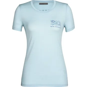 Dámské tričko Dámské tričko Icebreaker Tech Lite II SS Tee Mountain Lake Haze L