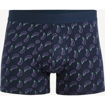 Pánské spodní prádlo Celio Vzorované boxerky Giboberneo 1138602 Tmavě modrá L