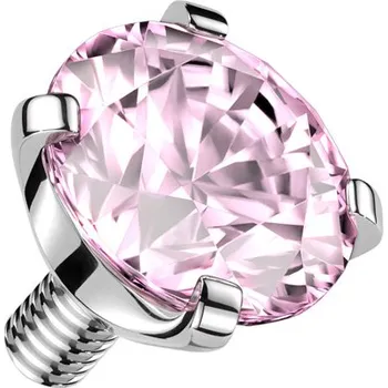 Piercing Šperky4U Náhradní kamínek TITAN, závit 1,2 mm, 3mm - TIT1069-03P