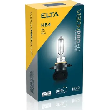 Autožárovka ELTA HB4 12V 51W Vision PRO +50% BOX 2ks
