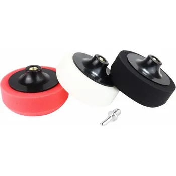 Brusný kotouč Sada leštících kotoučů s adaptérem 3 x 125 mm + M14