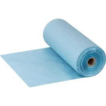 Orbis Dental ORBIS Roušky pro pacienty v roli vázací, papír/fólie, modrá, 61 × 53 cm, 80 útržků