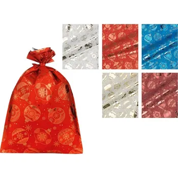 Vánoce EE Celofánový sáček vánoční 20x35 cm vánoční ozdoby