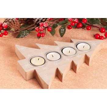 Vánoční svícen Paramit STROMEČEK Adventní svícen 27 cm