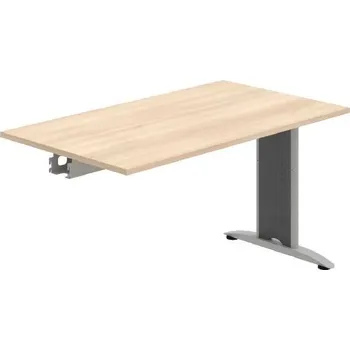 Kancelářský vozík HOBIS kancelářský stůl jednací přídavný rovný - FJ 1400 R, akát + doprava zdarma