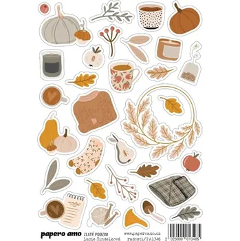 samolepka Papero amo - Samolepky arch - ZLATÝ PODZIM / Radosti