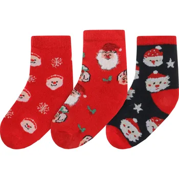 DARRÉ Dětské ponožky vysoké Vánoční skřítek A Velikost: 0 - 12 měsíců
