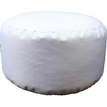 Polštář Pro Háčkování Vnitřní vak do pufu 38x20 cm bílý