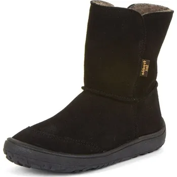 Dívčí obuv Dětské zimní kozačky barefoot FRODDO G3160238-4 Black s membránou Velikost: 33