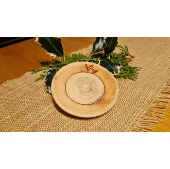 Vánoční dekorace Talířek pod čajovou svíčku 02