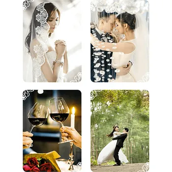 Fotokniha Fotokniha online. Desky přírodní A4 na výšku výroba do 24 hod - svatební krajka motiv