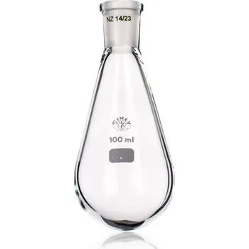 Baňka kapkovitá se zábrusem | SIMAX® (Objem (ml): 10, Výška x průměr (mm): 60 x 26, Balení (ks): 1)